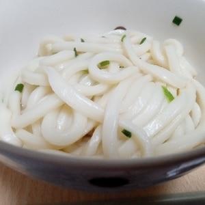 お熱の時に♪優しいお味のお揚げとネギのうどん♡